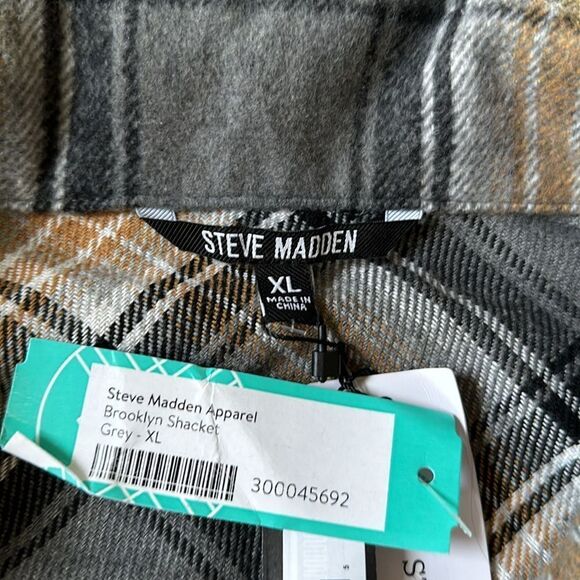 Steve‎ Madden Apparel Brooklyn Shaket Grey XL Stitch Fix Nwt - Picture 6 of 6